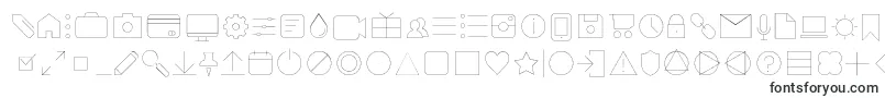 AristotelicaIconsHairlineTrial Font – Fonts for Adobe Illustrator
