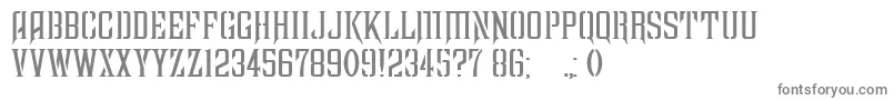 FarquharsonRegular Font – Gray Fonts on White Background