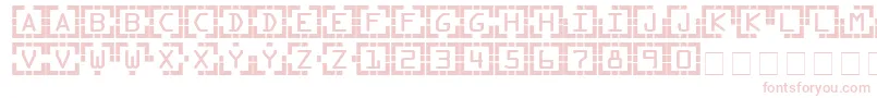 Encounter Font – Pink Fonts on White Background