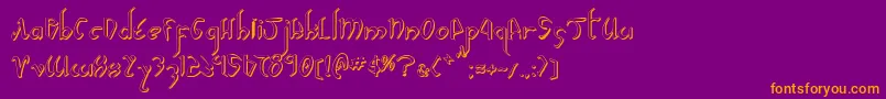 More about XaphanIiShadow Font XaphanIiShadow Font – Orange Fonts on Purple Background
