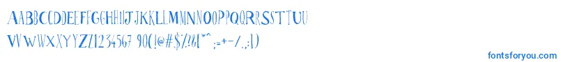 Weitere Informationen zur Ppscrabionau-Schriftart Ppscrabionau-Schriftart – Blaue Schriften
