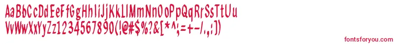 Regurgance Font – Red Fonts