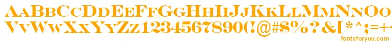 Weitere Informationen zur ASerifercpsBold-Schriftart ASerifercpsBold-Schriftart – Orangefarbene Schriften