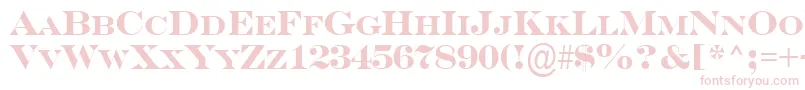 ASerifercpsBold-Schriftart – Rosa Schriften