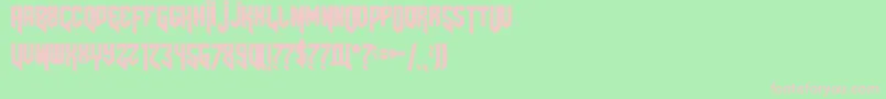 Amazdoomright2 Font – Pink Fonts on Green Background