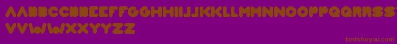 More about WeknowWorld Font WeknowWorld Font – Brown Fonts on Purple Background