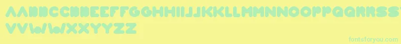 More about WeknowWorld Font WeknowWorld Font – Green Fonts on Yellow Background