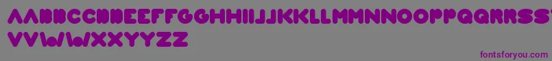 WeknowWorld Font – Purple Fonts on Gray Background