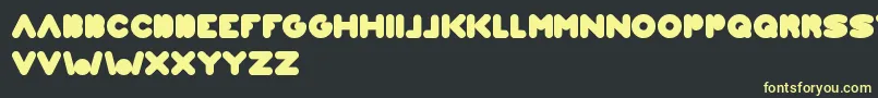 WeknowWorld Font – Yellow Fonts on Black Background