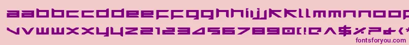 Harrieb Font – Purple Fonts on Pink Background