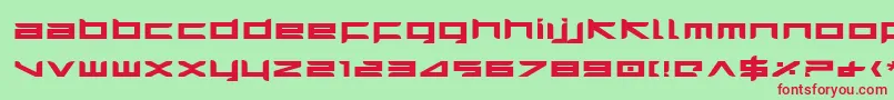 Harrieb Font – Red Fonts on Green Background