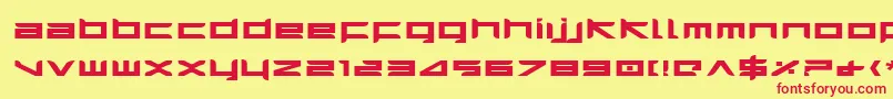 Harrieb Font – Red Fonts on Yellow Background