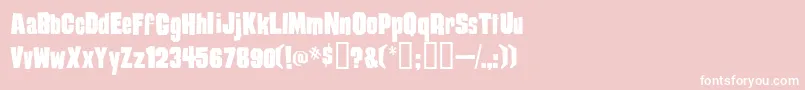 More about Damag ffy Font Damag ffy Font – White Fonts on Pink Background