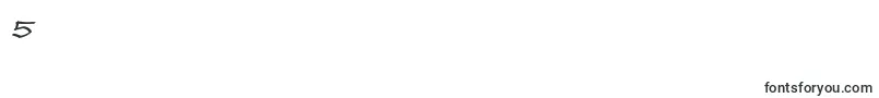 LlynfyrchFwyrrdynnSemibold Font – Fonts for Digit 5