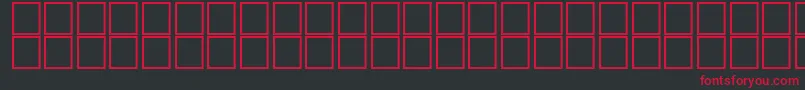 AlHosamOutline Font – Red Fonts on Black Background