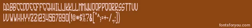 More about TradizioneSlim Font TradizioneSlim Font – Pink Fonts on Brown Background
