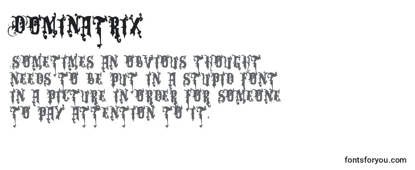 Dominatrix Font