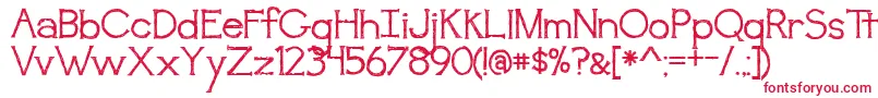 Awakening Font – Red Fonts