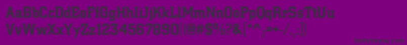 フォントCitydmed – 紫の背景に黒い文字