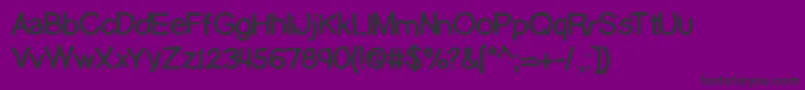 LamebrainBrk Font – Black Fonts on Purple Background