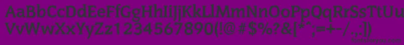 CongressantiqueBold Font – Black Fonts on Purple Background