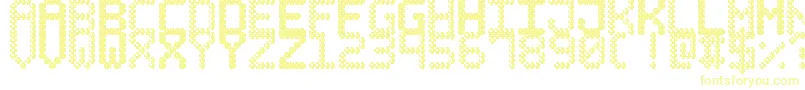 BubblePixel7Dark Font – Yellow Fonts