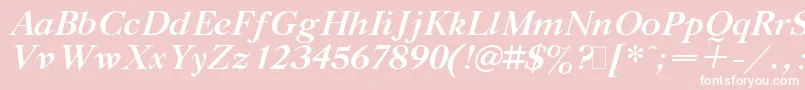 Gaztibit Font – White Fonts on Pink Background