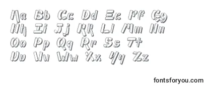 Ampad3D Font
