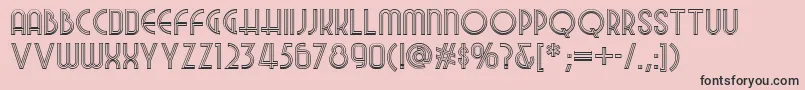 Nightattheoperanf Font – Black Fonts on Pink Background