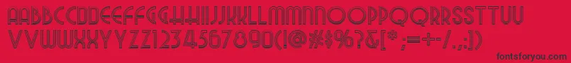 Nightattheoperanf Font – Black Fonts on Red Background