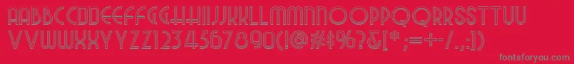 Nightattheoperanf Font – Gray Fonts on Red Background