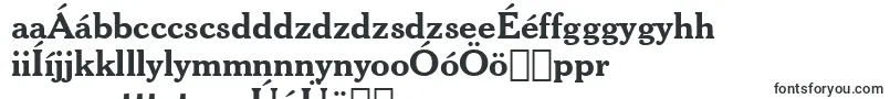Шрифт CheltenhamBoldBt – венгерские шрифты