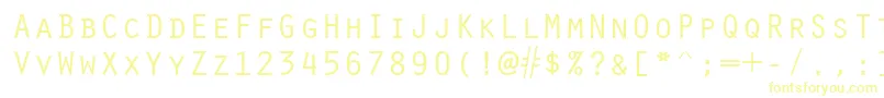 Oracle Font – Yellow Fonts