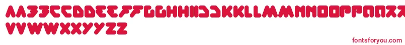 BareKnuckleFight-Schriftart – Rote Schriften