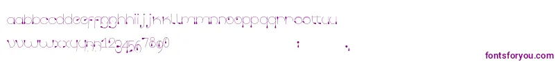 Tropfen Font – Purple Fonts on White Background