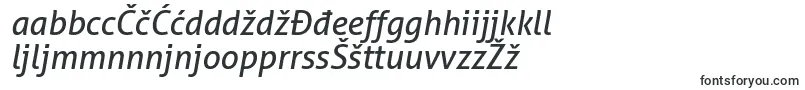 AllerItalic-fontti – bosnialaiset fontit
