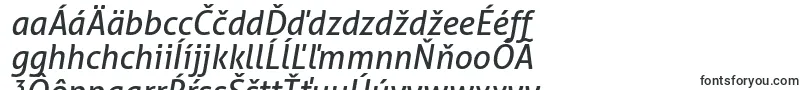 AllerItalic Font – Slovak Fonts