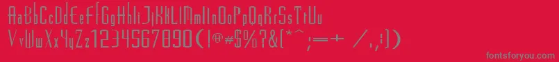 MadridRegular Font – Gray Fonts on Red Background