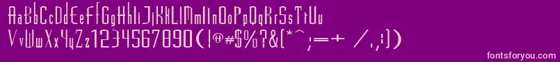 MadridRegular Font – Pink Fonts on Purple Background