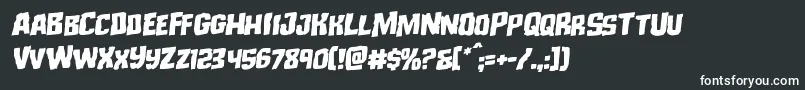 Шрифт Monsterhunterrotal – белые шрифты