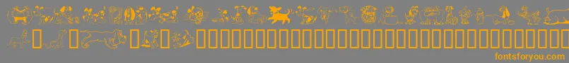 Más sobre la fuente Doggon fuente Doggon – Fuentes Naranjas Sobre Fondo Gris