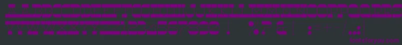 Czcionka RnsUnderwood – fioletowe czcionki na czarnym tle