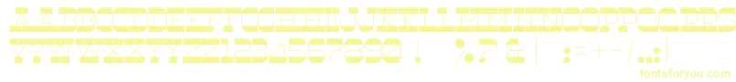 Шрифт RnsUnderwood – жёлтые шрифты