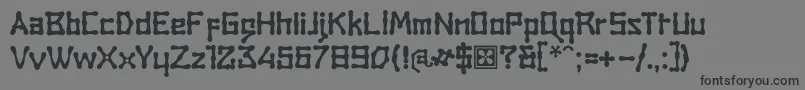 RambatCampotype Font – Black Fonts on Gray Background