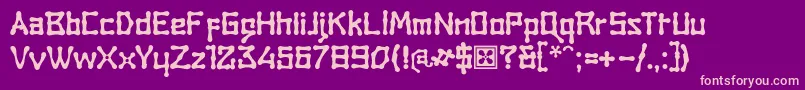 RambatCampotypeフォントについての詳細 フォントRambatCampotype – 紫の背景にピンクのフォント