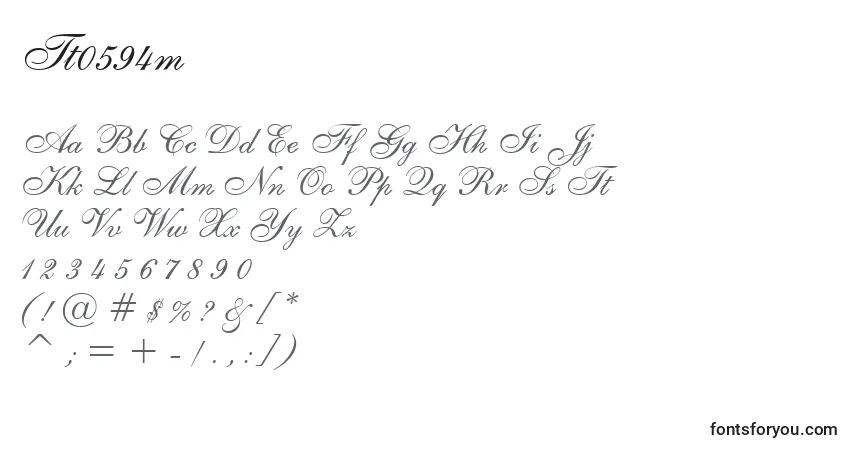 Шрифт Tt0594m – алфавит, цифры, специальные символы
