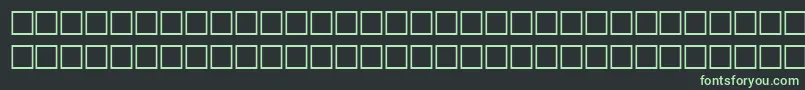 Czcionka ValkenitalRegular – zielone czcionki na czarnym tle