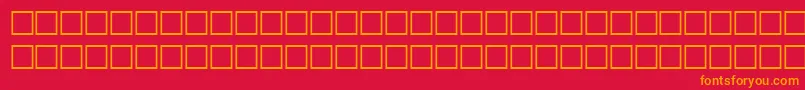 ValkenitalRegular Font – Orange Fonts on Red Background