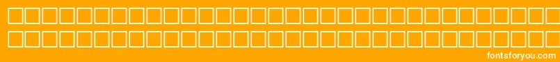 ValkenitalRegular-Schriftart – Weiße Schriften auf orangefarbenem Hintergrund