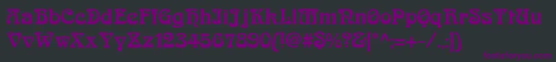 ArnoldboecklinExtrabold Font – Purple Fonts on Black Background